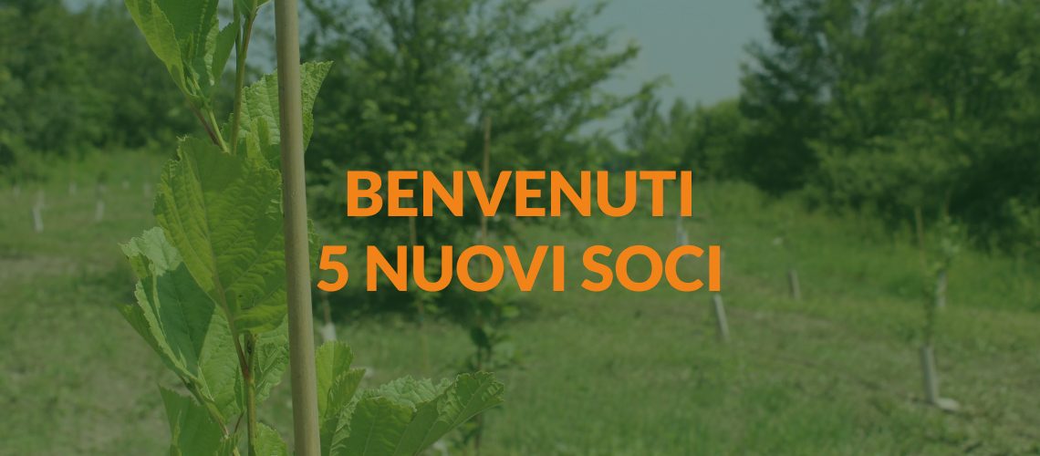 news sito - benvenuti 5 nuovi soci